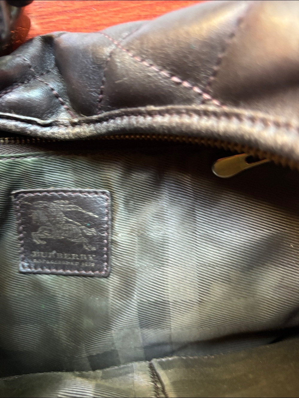 Burberry Quilted Leather Shoulder Bag - Dark Brown - Picture 7 of 7
